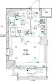 ヴァースクレイシア江戸川橋レーヴ 9階 間取り図