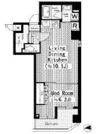 PrimaStella秋葉原 401 間取り図