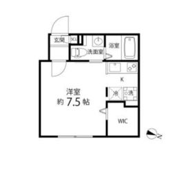 ブランシェ中野本町 406 間取り図