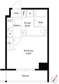 グランパセオ巣鴨 201 間取り図