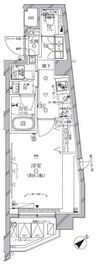 アーバンプレミア池尻大橋 207 間取り図