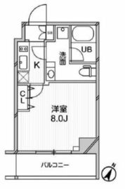 グランパセオ巣鴨 1201 間取り図