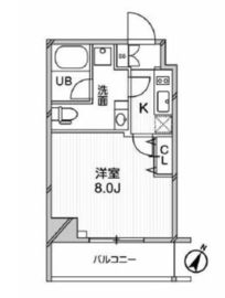 グランパセオ巣鴨 202 間取り図