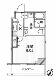 グランパセオ巣鴨 301 間取り図