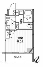 グランパセオ巣鴨 401 間取り図