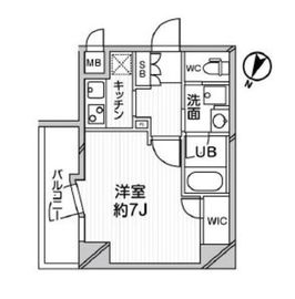 グランパセオ巣鴨 1103 間取り図