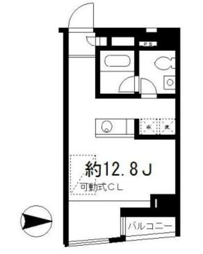 ディームス等々力 503 間取り図