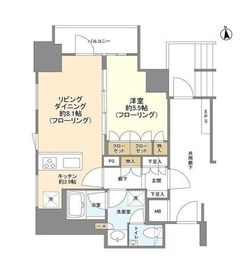 ブランズ大手町 13階 間取り図