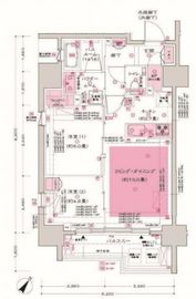 ディームス大井町 1001 間取り図