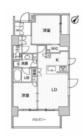 ディームス大井町 1002 間取り図