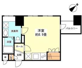 グランカーサ新宿御苑 1001 間取り図