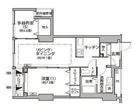 東雲キャナルコートCODAN 12-201 間取り図