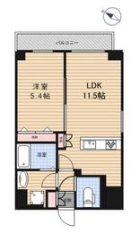 エルスタンザ王子神谷 603 間取り図