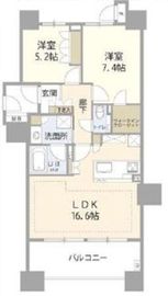 プライヴブルー東京 4階 間取り図