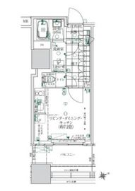ローレルタワールネ浜松町 4階 間取り図