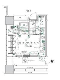 ローレルタワールネ浜松町 2階 間取り図