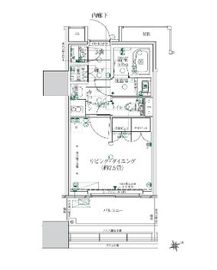 ローレルタワールネ浜松町 2階 間取り図