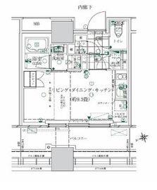 ローレルタワールネ浜松町 2階 間取り図