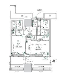 ローレルタワールネ浜松町 2階 間取り図