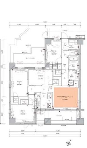 オーパスレジデンス目黒洗足 701 間取り図