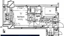 ステージグランデ本郷 4階 間取り図