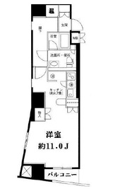 ストーリア品川 312 間取り図