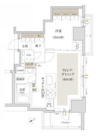 シャリエ御茶ノ水 2階 間取り図