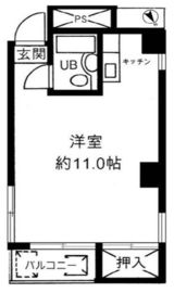 青葉台タワー 602 間取り図