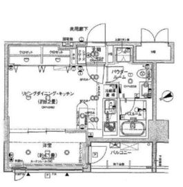 ミテッツァ代々木公園 4階 間取り図