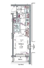 コンシェリア品川南 THE GRAND RESIDENCE 2階 間取り図