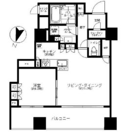 シティタワー大井町 26階 間取り図