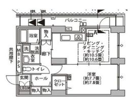 東雲キャナルコートCODAN 14-401 間取り図