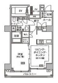 東雲キャナルコートCODAN 18-1124 間取り図