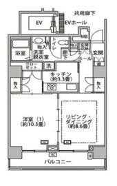 東雲キャナルコートCODAN 18-707 間取り図