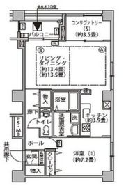 東雲キャナルコートCODAN 15-501 間取り図