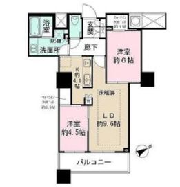ザ・パークハウス西新宿タワー60 49階 間取り図