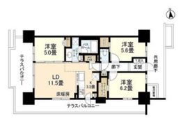 シティテラス品川イースト 8階 間取り図