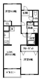 クレインズテラス 208 間取り図