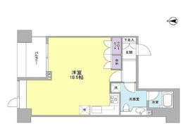 エルフレア駒沢 1103 間取り図