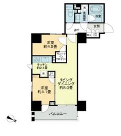 ライオンズ千代田岩本町ミレス-KDA 501 間取り図