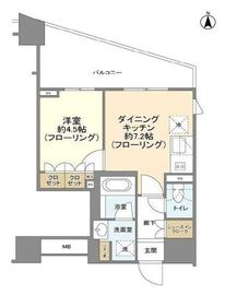 プライア渋谷 5階 間取り図