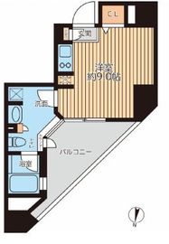 プライマルフロント錦糸町 401 間取り図