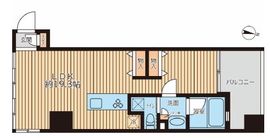 プライマルフロント錦糸町 304 間取り図