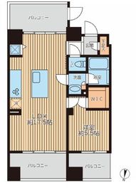 プライマルフロント錦糸町 1302 間取り図