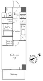 ザ・パークワンズ目黒不動前 2階 間取り図