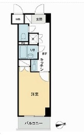 コート新橋 602 間取り図