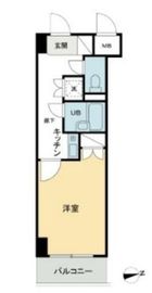 コート新橋 603 間取り図