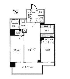 グローベルザ・フォートシティパークス 6階 間取り図