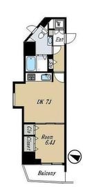 コンシェリア西新宿 6階 間取り図