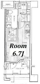シティハウス新宿柏木 4階 間取り図